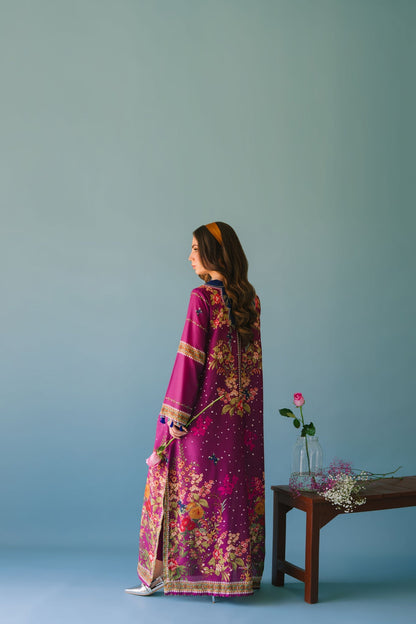 Sammy K | Lawn Pret 25 | Evening Rose - Ladies Clothes - Maria Faisal