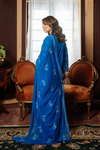 Sahar | Festive Edit Ready to Wear | Moroccan Blue - RTW by Maria Faisal - Registered Vendor of : Sahar - type : Ladies Clothes - 100% original wedding dresses