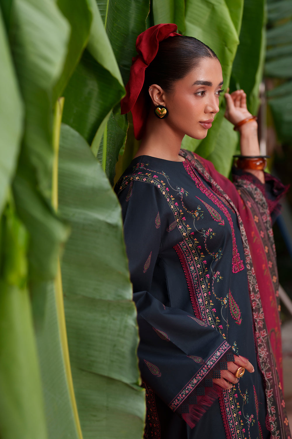 Saira Rizwan | Laanem SS 26 | AZAI-A-SRL26-03 - Luxury Dress - available at Maria Faisal in UK and USA.