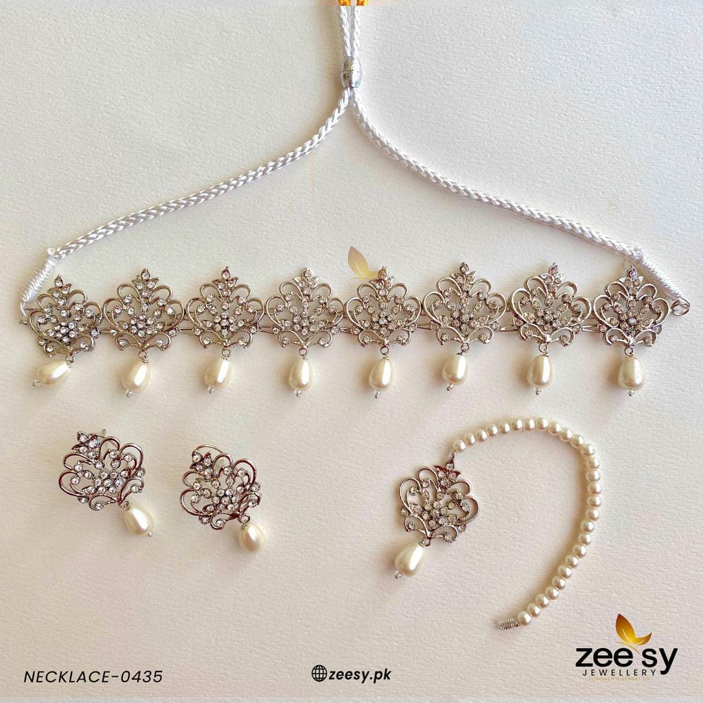 Ayeza Khan Necklace-0435 - Necklace Sets 