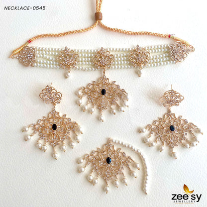 Sunflower Necklace-0545 - Necklace Sets 