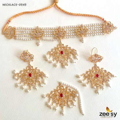 Sunflower Necklace-0545 - Necklace Sets 