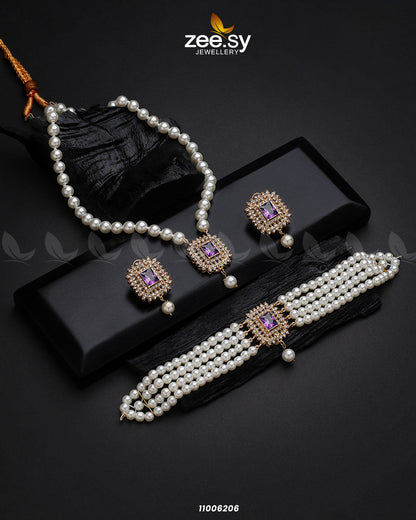 Mala Necklace-0850 - Necklace Sets 