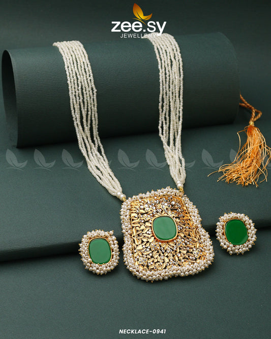 Gajra Pearl Mala - Necklace Sets 