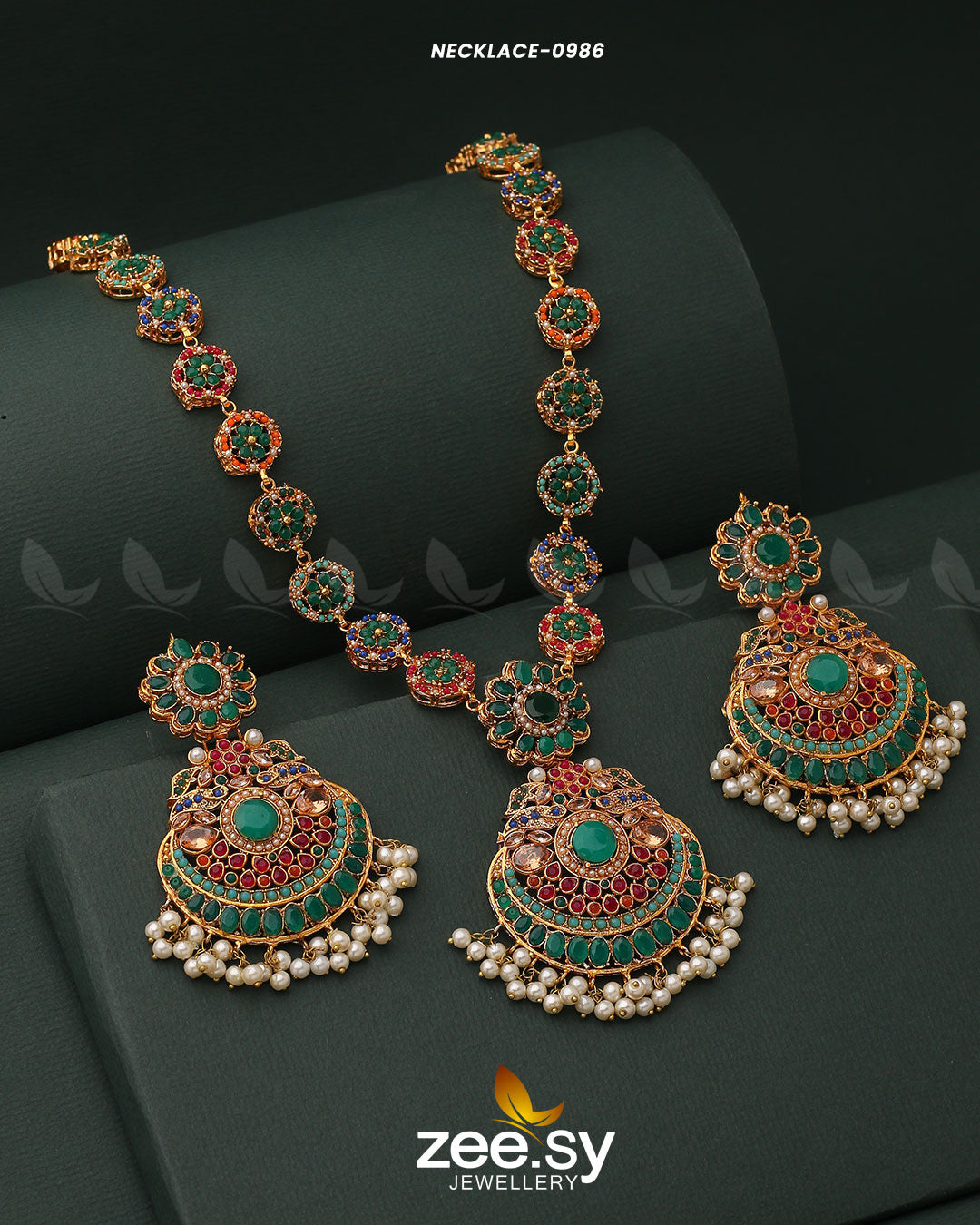 Mala Necklace-0986 - Necklace Sets 