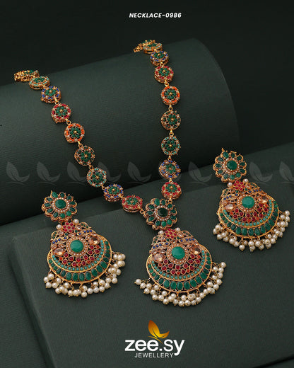 Mala Necklace-0986 - Necklace Sets 