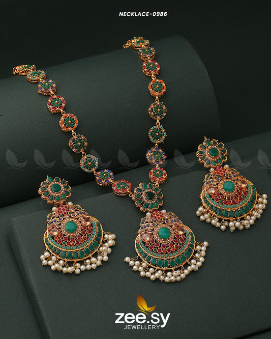 Mala Necklace-0986 - Necklace Sets 