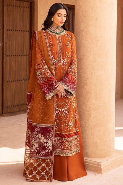 Nureh | Embroidered Luxury Chiffon | NEL-22 - Ladies Clothes - Maria Faisal