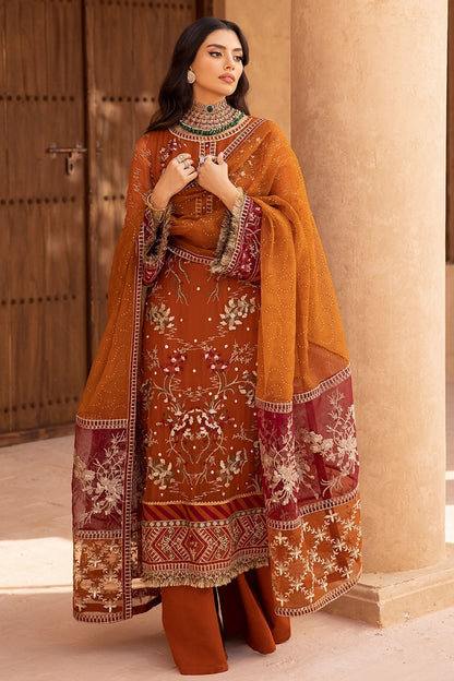 Nureh | Embroidered Luxury Chiffon | NEL-22 - Ladies Clothes - Maria Faisal