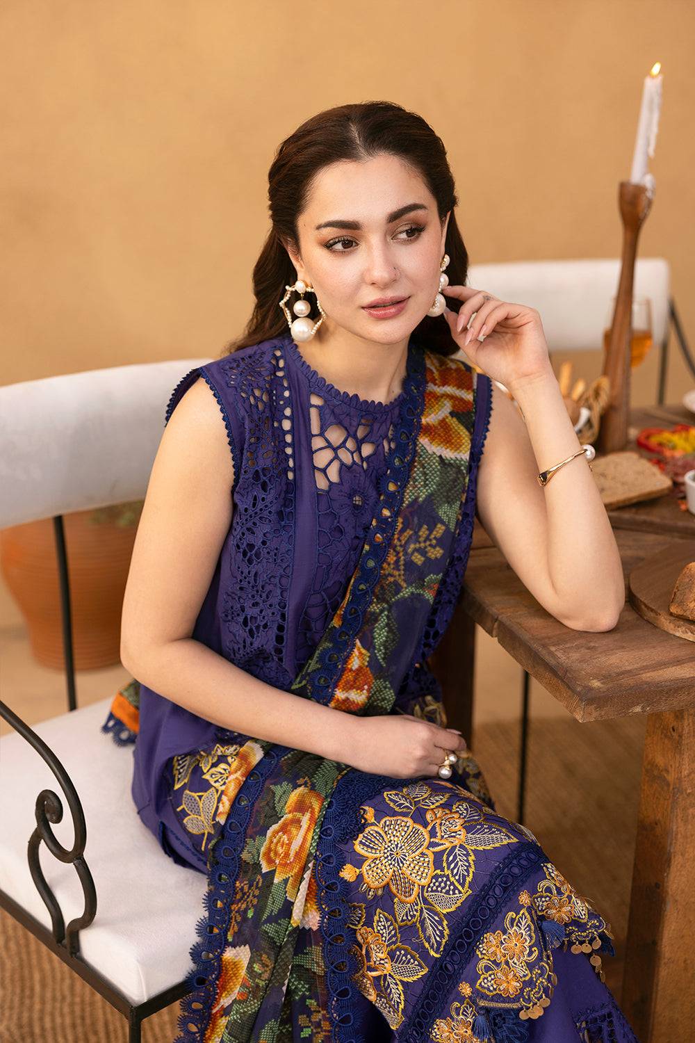 Saira Rizwan | Luxury Lawn 25 | AIMEE-SRL25-01 by Maria Faisal - Registered Vendor of : Saira Rizwan - type : Ladies Clothes - 100% original wedding dresses