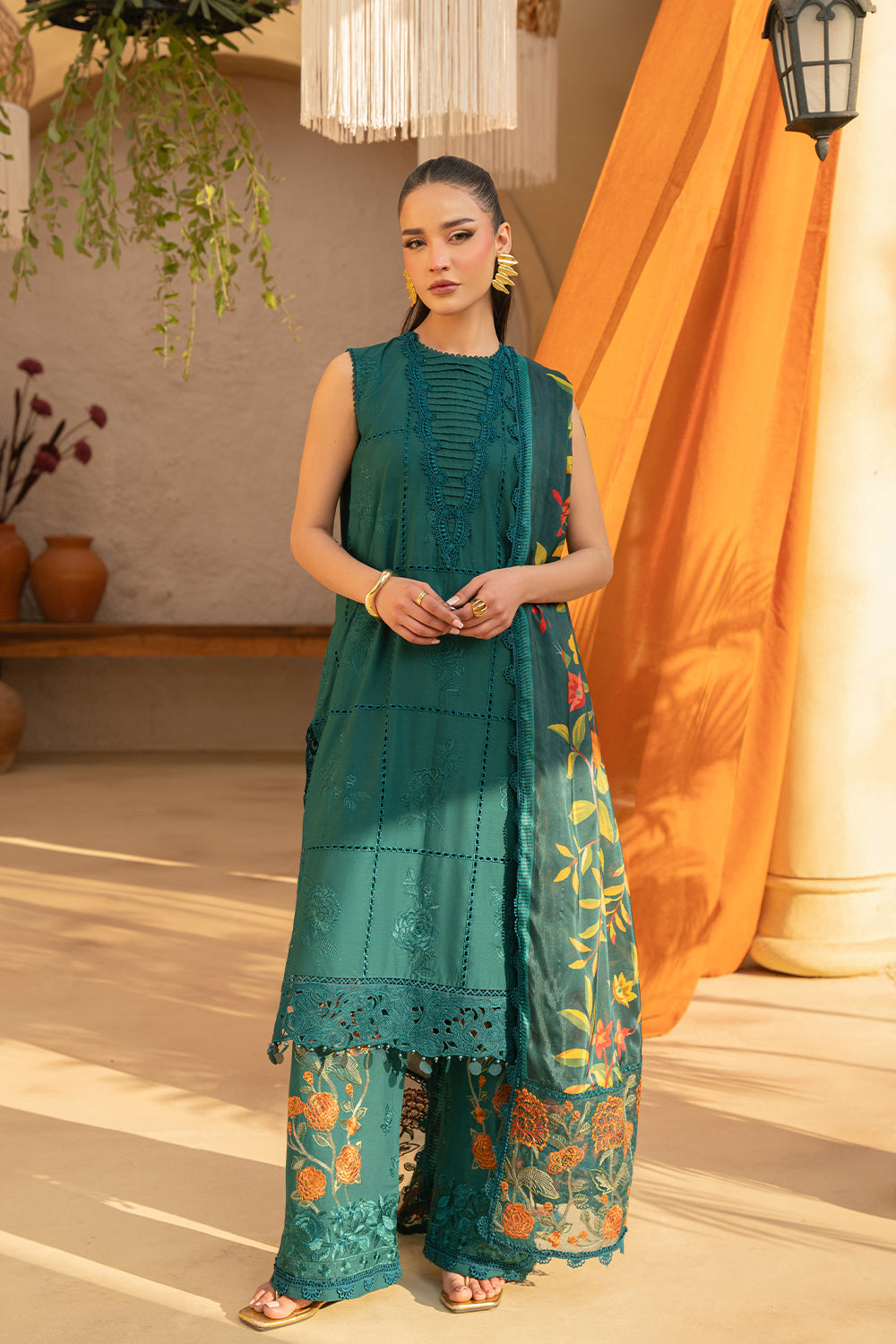 Saira Rizwan | Luxury Lawn 25 | LIRA-SRL25-10