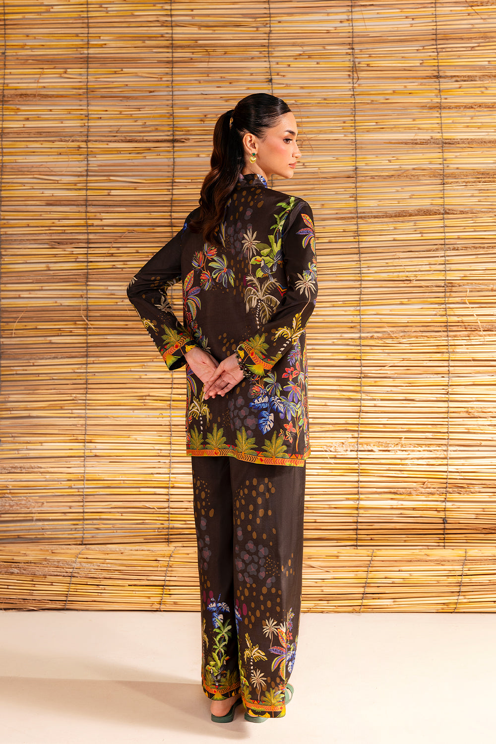 Saira Rizwan | Silk Coords 25 | COCONUT CRUSH - SRSP-25-02 - Formal Wear - available at Maria Faisal in UK and USA