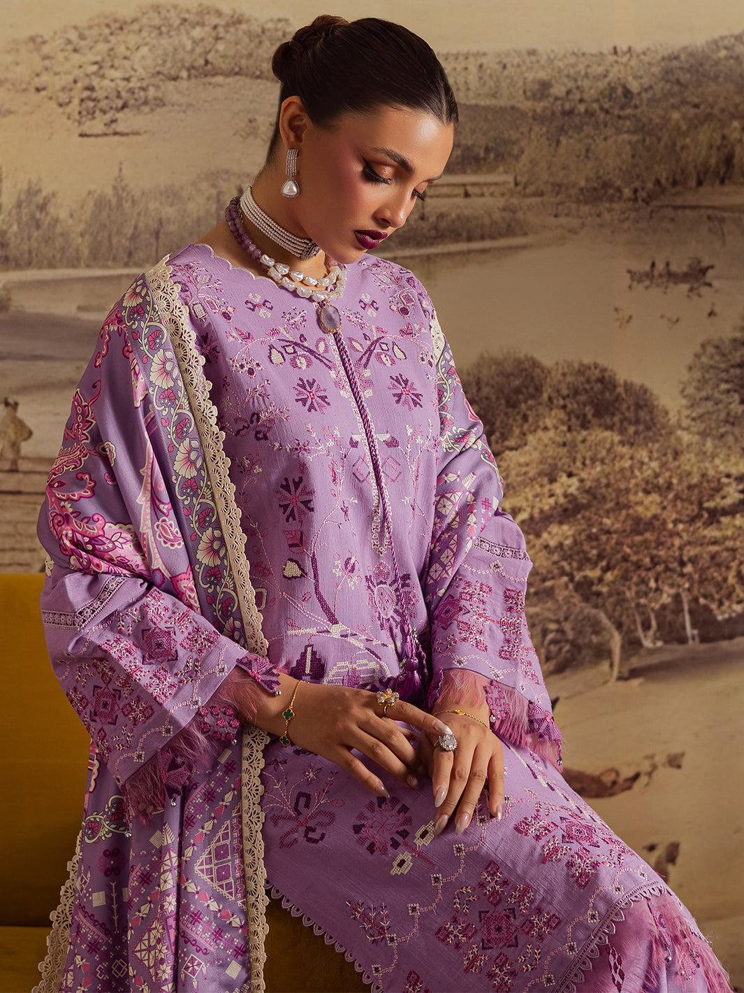 Mahnur | Nova Khaddar 25 | NK - 11 - Ladies Clothes - Maria Faisal