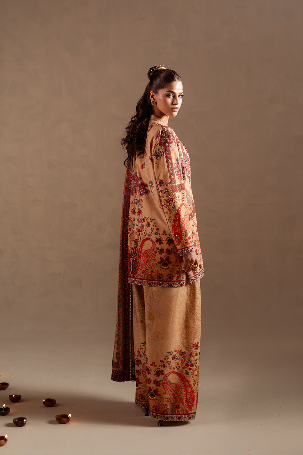 Saira Rizwan | Ramadan Edit 26 | NURA-SRRSP-26-05 - Dress - available at Maria Faisal in UK and USA.