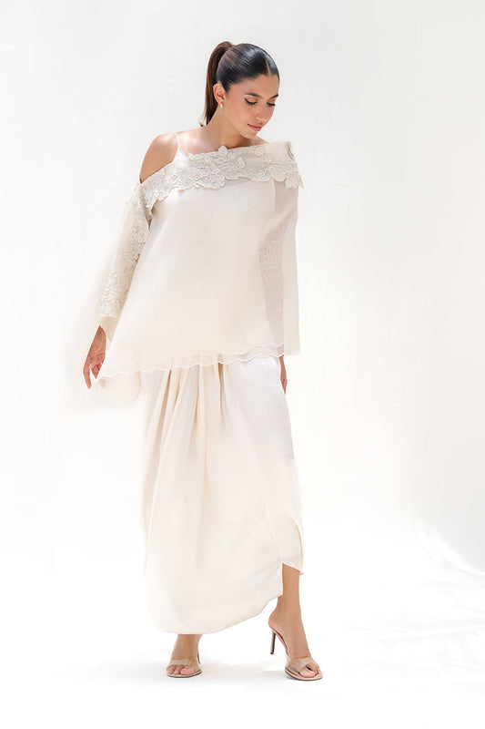 Sania Maskatiya | Summer Festive 26 | Nada - Luxury Dress - available at Maria Faisal in UK and USA.