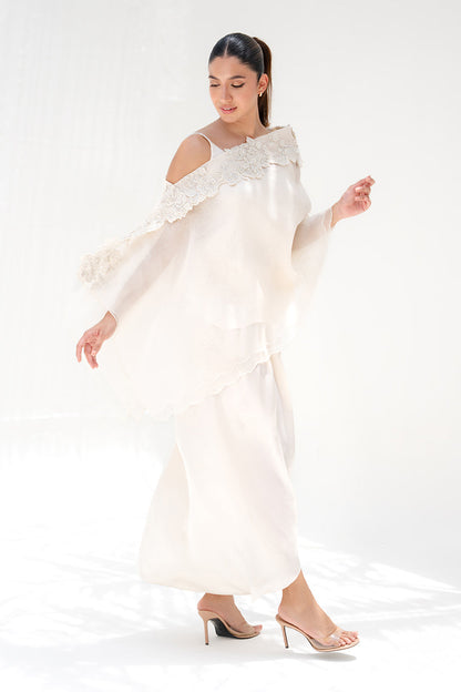 Sania Maskatiya | Summer Festive 26 | Nada - Luxury Dress - available at Maria Faisal in UK and USA.