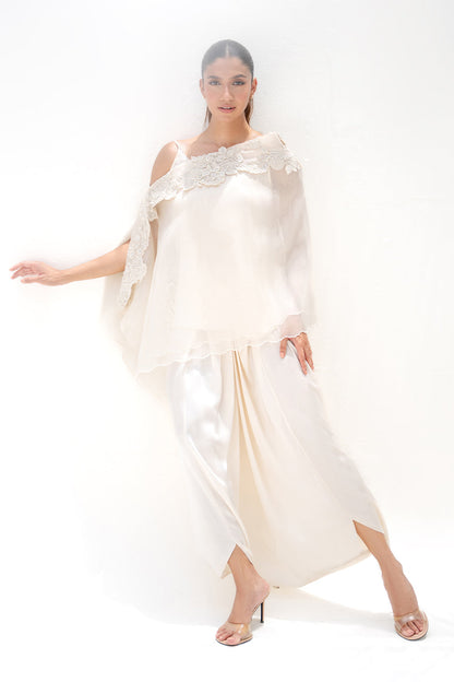 Sania Maskatiya | Summer Festive 26 | Nada - Luxury Dress - available at Maria Faisal in UK and USA.