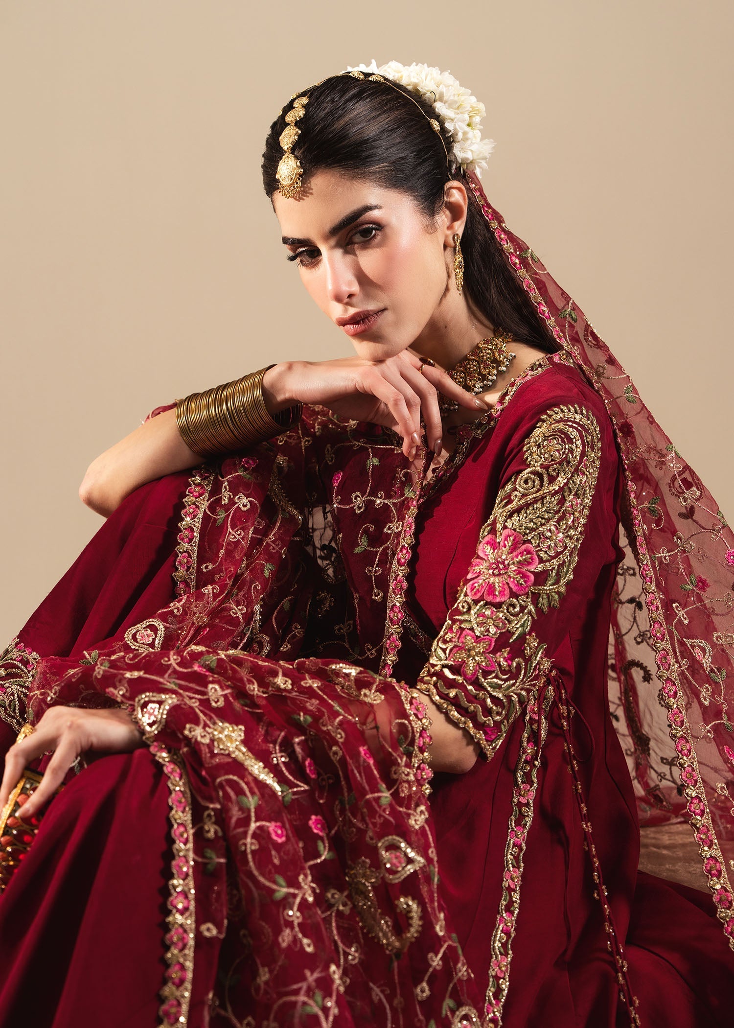 Sadaf Fawad Khan | Nafees Wedding Formals | Zareesh - Dress - available at Maria Faisal in UK and USA.