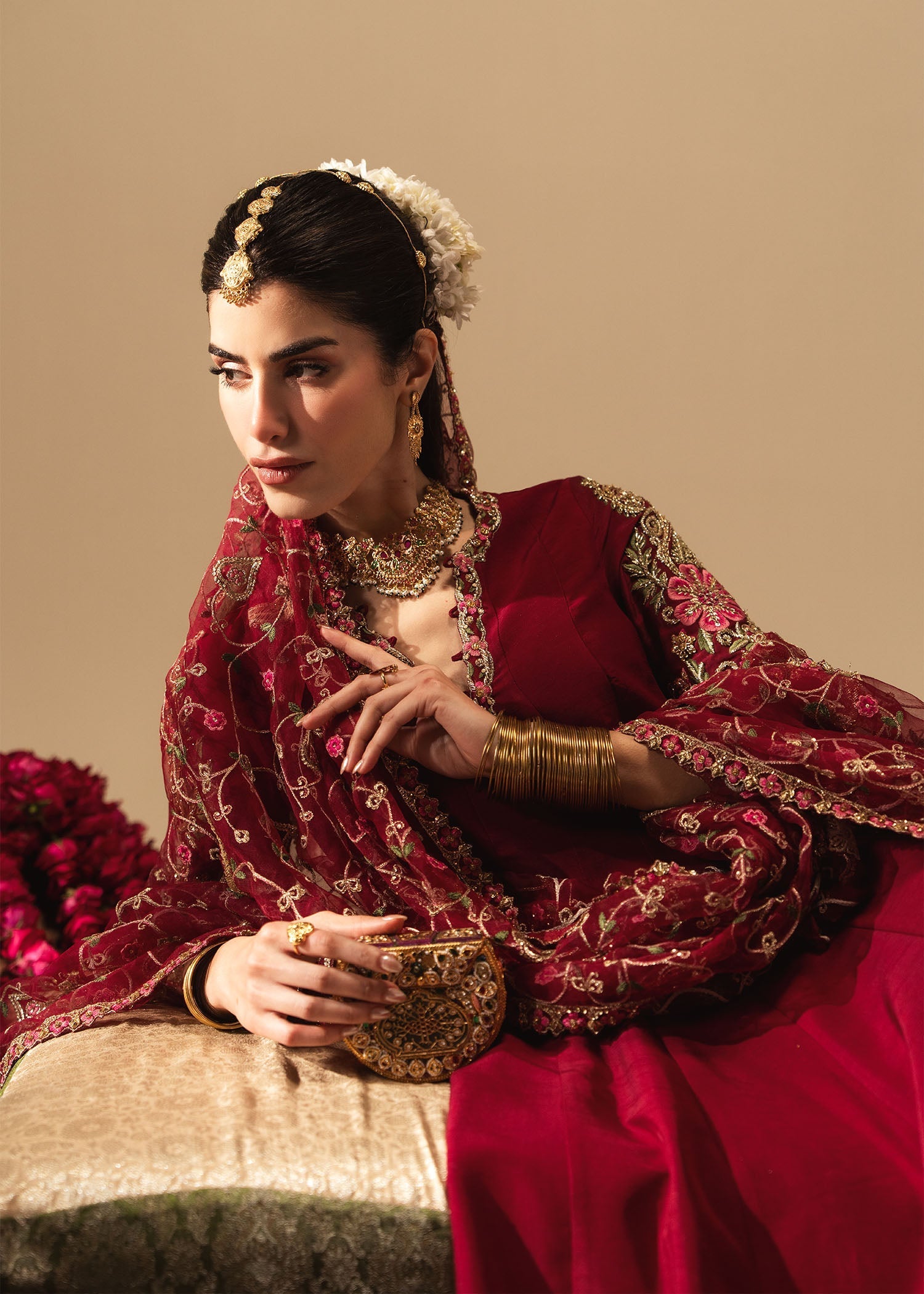 Sadaf Fawad Khan | Nafees Wedding Formals | Zareesh - Dress - available at Maria Faisal in UK and USA.