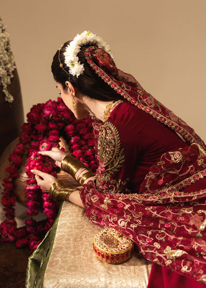 Sadaf Fawad Khan | Nafees Wedding Formals | Zareesh - Dress - available at Maria Faisal in UK and USA.