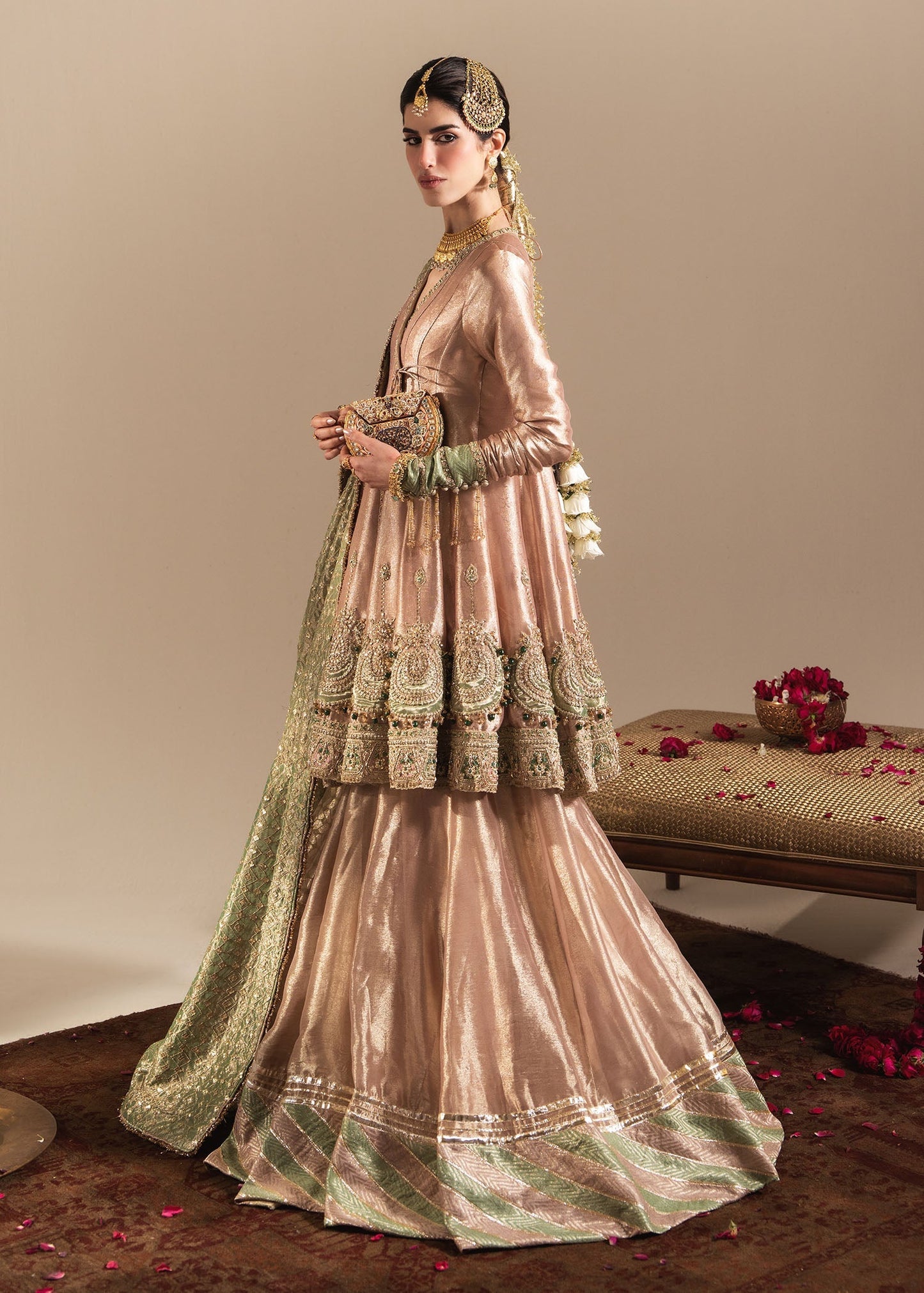Sadaf Fawad Khan | Nafees Wedding Formals | Mehraya - Dress - available at Maria Faisal in UK and USA.