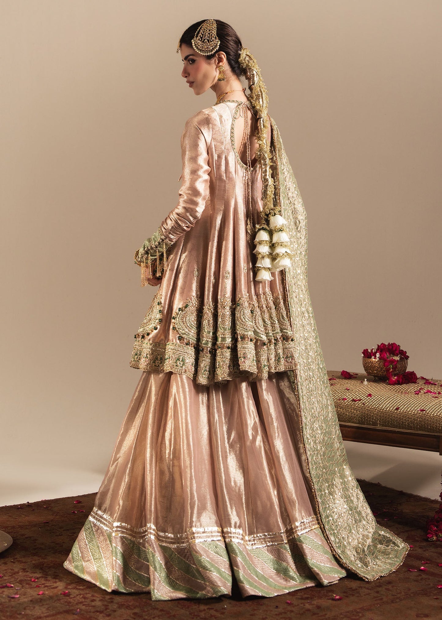 Sadaf Fawad Khan | Nafees Wedding Formals | Mehraya - Dress - available at Maria Faisal in UK and USA.