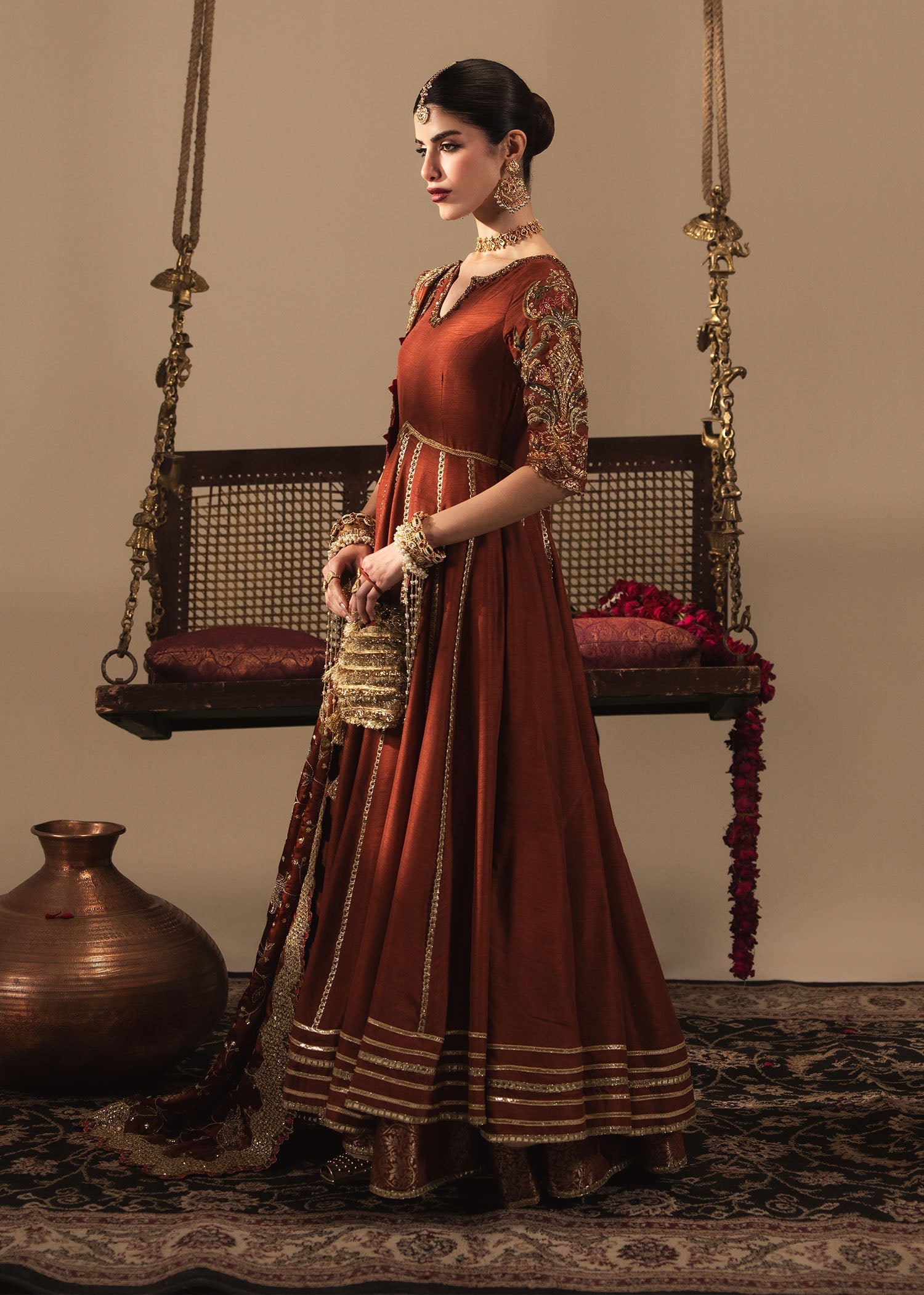 Sadaf Fawad Khan | Nafees Wedding Formals | Zehnara - Dress - available at Maria Faisal in UK and USA.