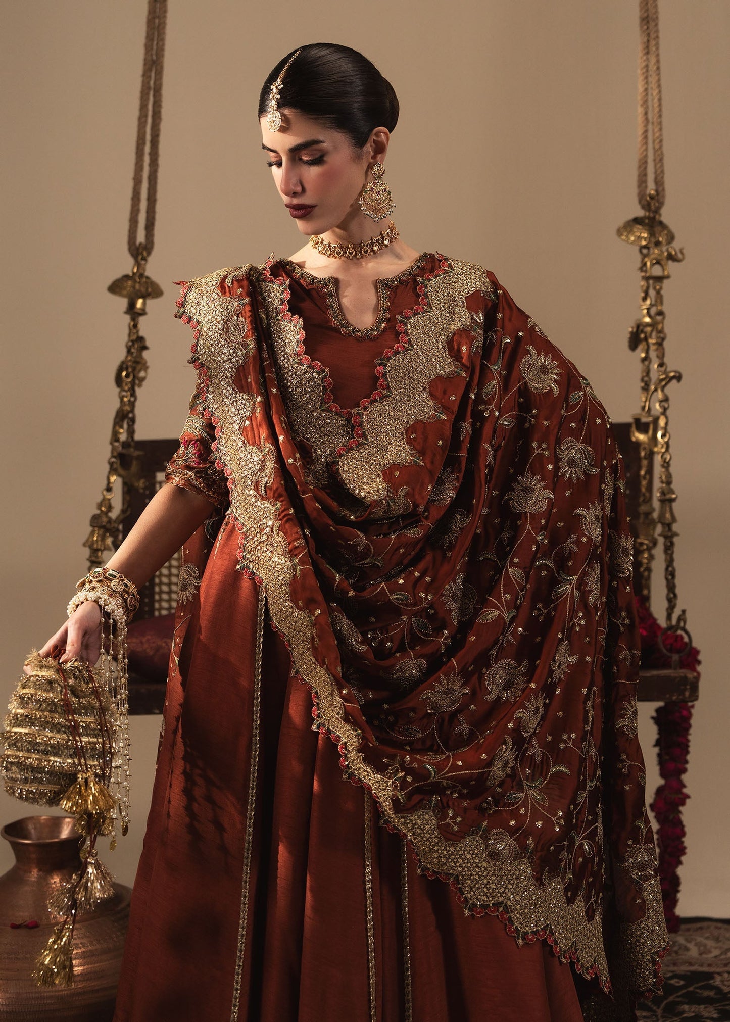 Sadaf Fawad Khan | Nafees Wedding Formals | Zehnara - Dress - available at Maria Faisal in UK and USA.