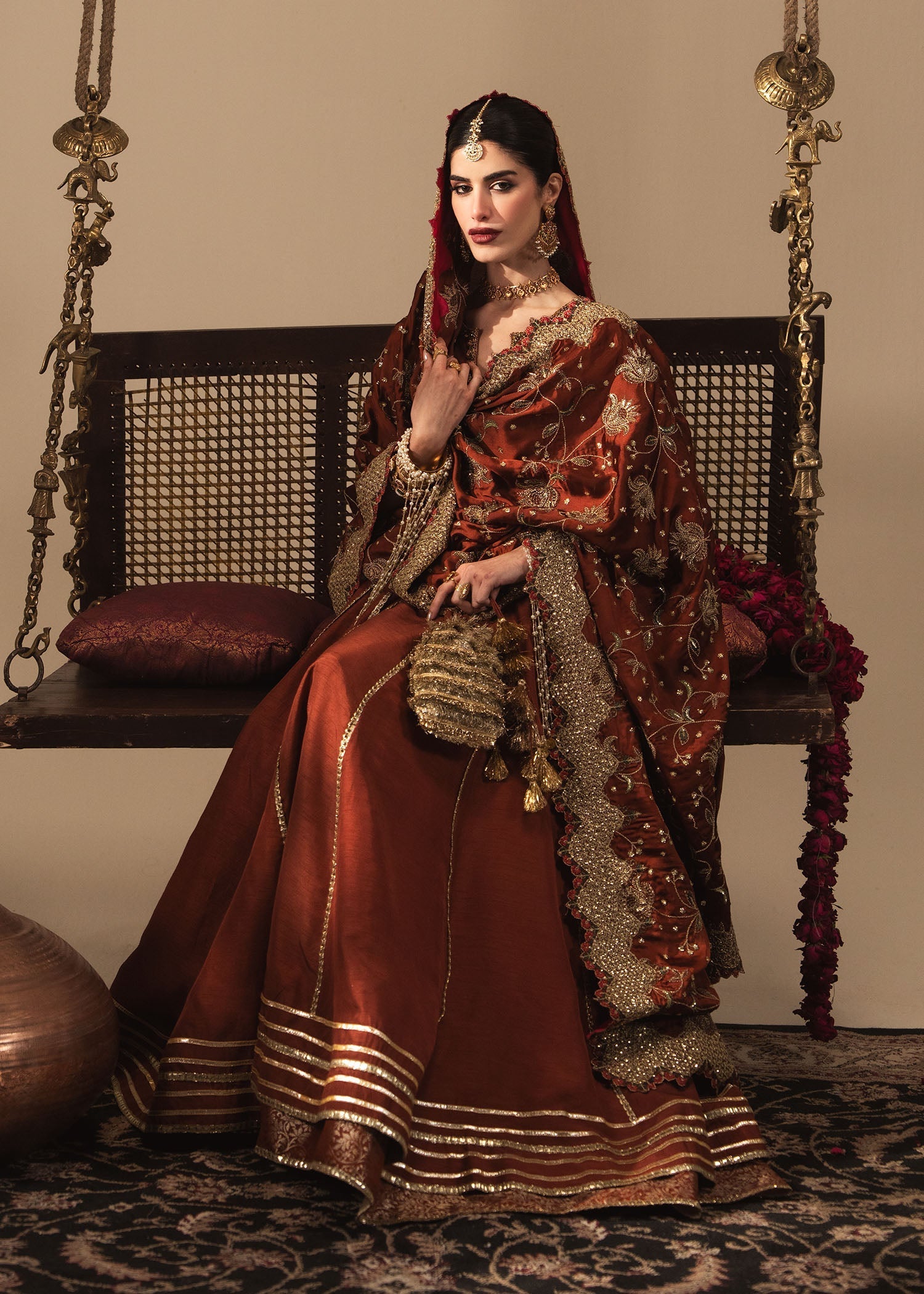 Sadaf Fawad Khan | Nafees Wedding Formals | Zehnara - Dress - available at Maria Faisal in UK and USA.