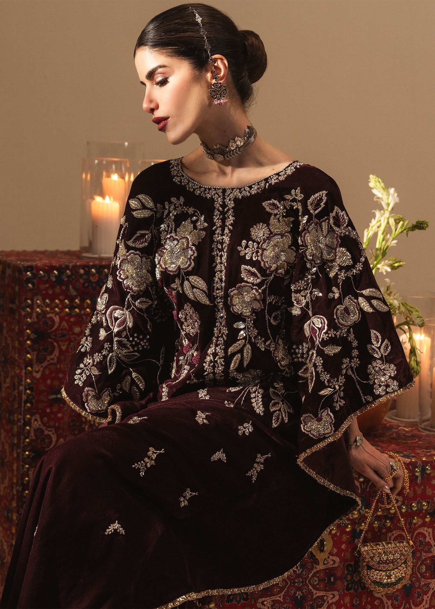 Sadaf Fawad Khan | Nafees Wedding Formals | Neyrah - Dress - available at Maria Faisal in UK and USA.
