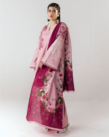 Jugnu | SS 26 Lawn | Nanya - Luxury Dress - available at Maria Faisal in UK and USA.