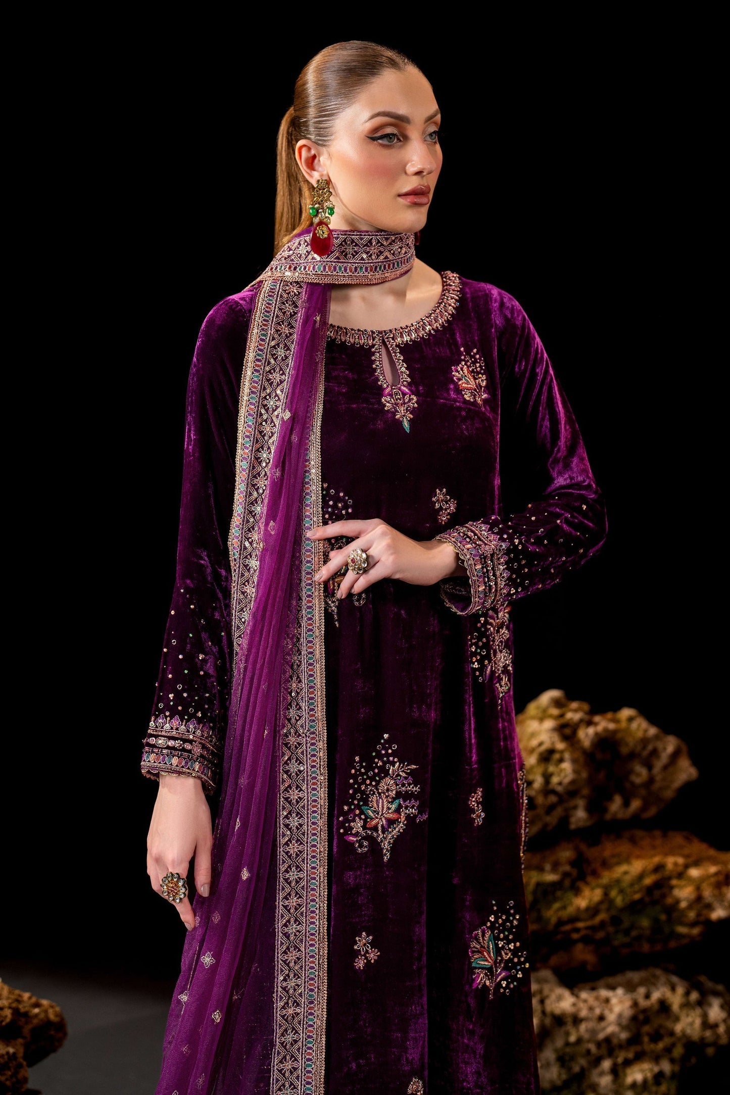 Naqshi | Makhmal 24 | Rubayi - Ladies Clothes - Maria Faisal