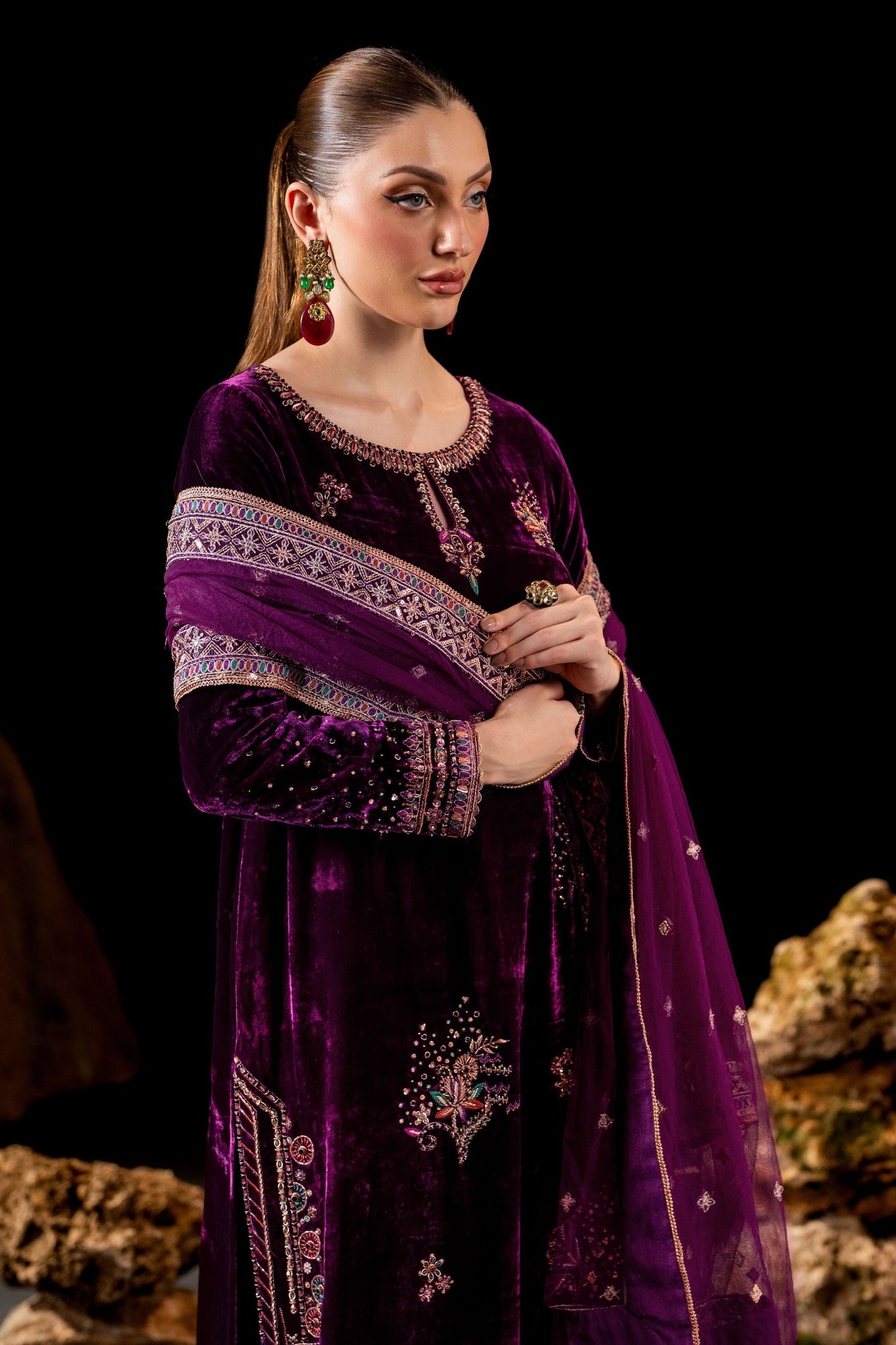 Naqshi | Makhmal 24 | Rubayi - Ladies Clothes - Maria Faisal