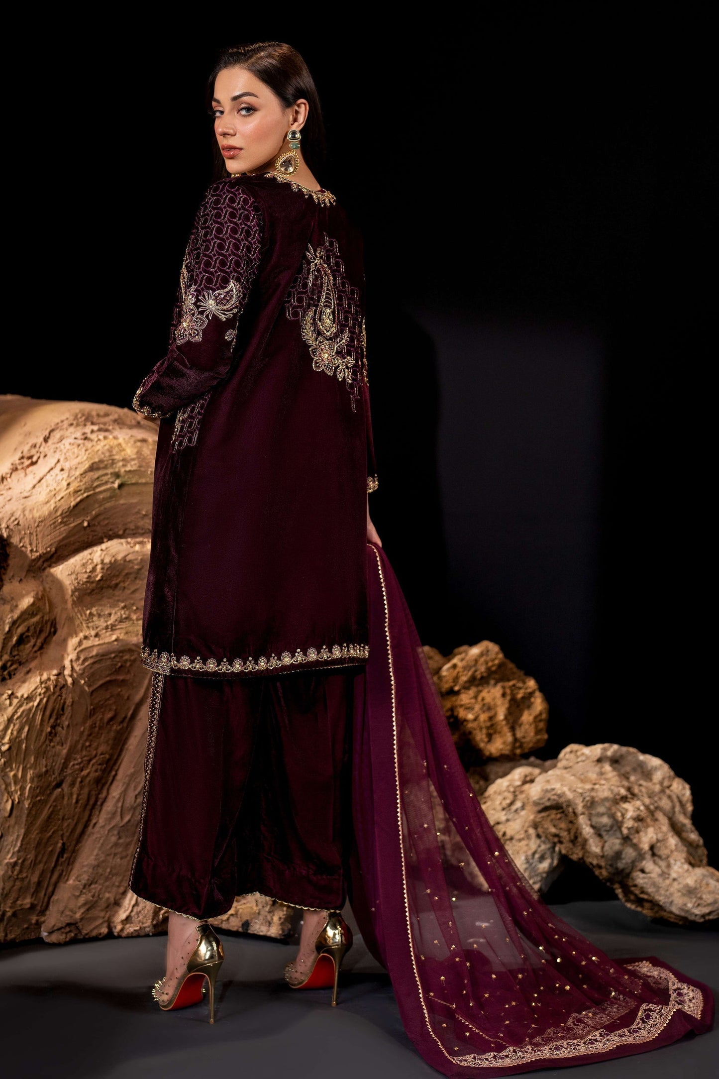 Naqshi | Makhmal 24 | Qandeel - Ladies Clothes - Maria Faisal
