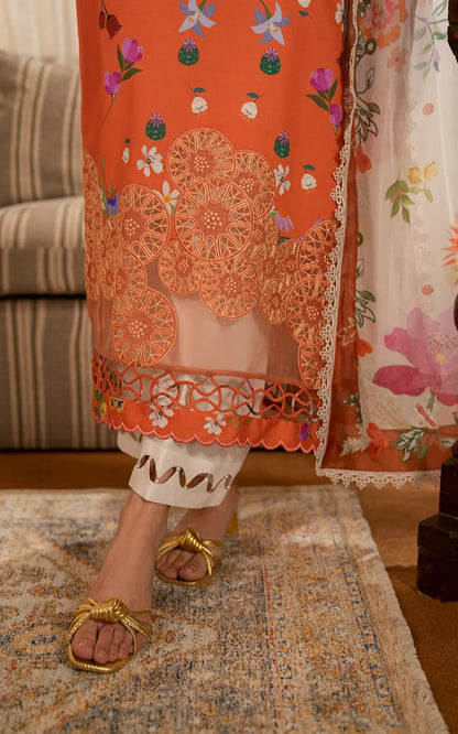 Asifa and Nabeel | Meraki Vintage 25 | Naranji (MVL25-01) by Maria Faisal - Registered Vendor of : Asifa and Nabeel - type : Ladies Clothes - 100% original wedding dresses