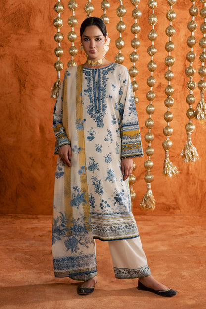 Batik | Festive Eid 26 | Nariman - Luxury Dress - available at Maria Faisal in UK and USA.