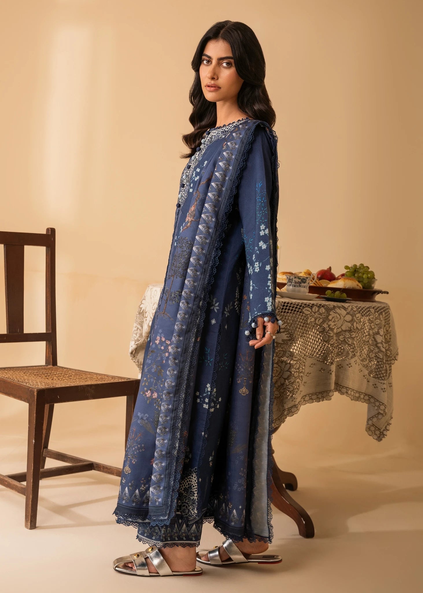 Nureh | Shades of Winter | LYRA (AZ-08) - Ladies Clothes - Maria Faisal