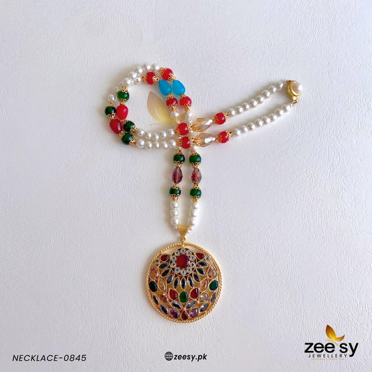 Mala Necklace-0845 - Necklace Sets 