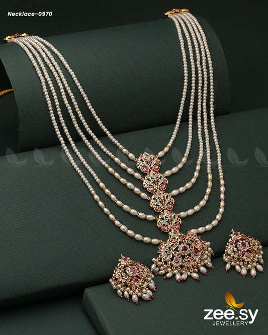 Mala Necklace-0970 - Necklace Sets 