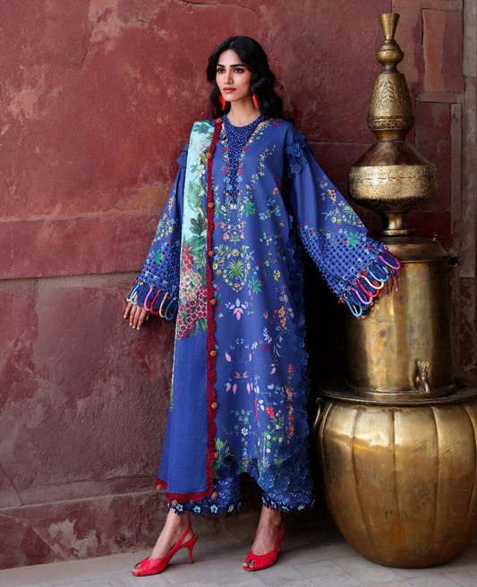Republic Womenswear | Neoma Summer Prints 26 | Neelam - Luxury Dress - available at Maria Faisal in UK and USA.