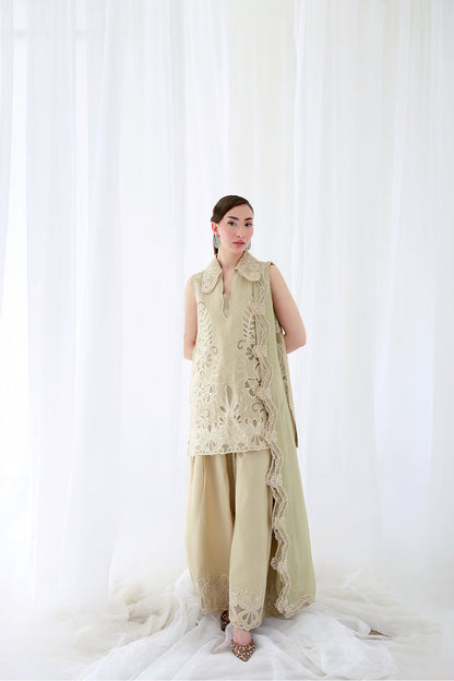 Saira Rizwan | Lael Silk Edit 26 | NERINA-SRLC26-07-B - Luxury Dress - available at Maria Faisal in UK and USA.