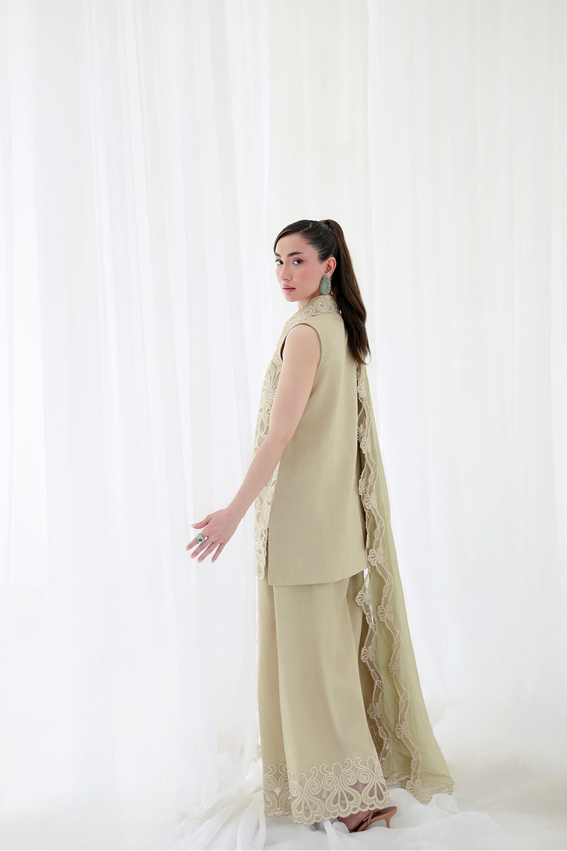 Saira Rizwan | Lael Silk Edit 26 | NERINA-SRLC26-07-B - Luxury Dress - available at Maria Faisal in UK and USA.
