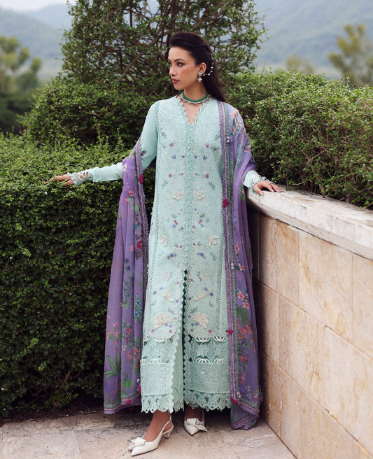 Republic Womenswear | Lilas Lawn 26 | Nerya - Luxury Dress - available at Maria Faisal in UK and USA.