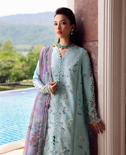 Republic Womenswear | Lilas Lawn 26 | Nerya - Luxury Dress - available at Maria Faisal in UK and USA.