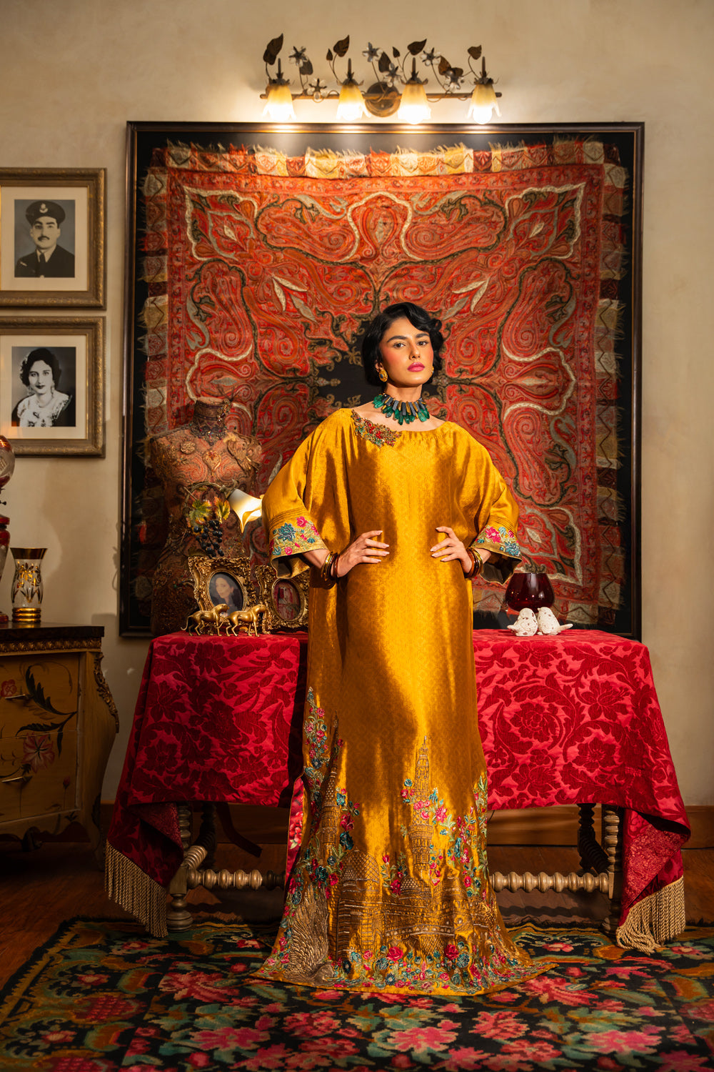 Nilofer Shahid | Aatish the Fire Within | Sunehri (1pc) Aatish The Fire within by Maria Faisal - Registered Vendor of : Nilofer Shahid - type : Ladies Clothes - 100% original wedding dresses