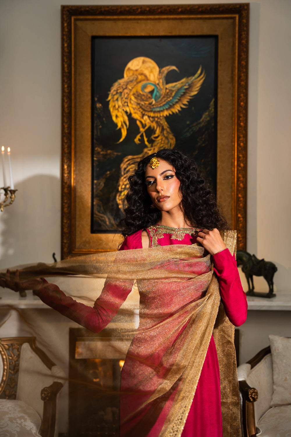 Nilofer Shahid | Aatish the Fire Within | Ulfat (3pc) Aatish The Fire within by Maria Faisal - Registered Vendor of : Nilofer Shahid - type : Ladies Clothes - 100% original wedding dresses