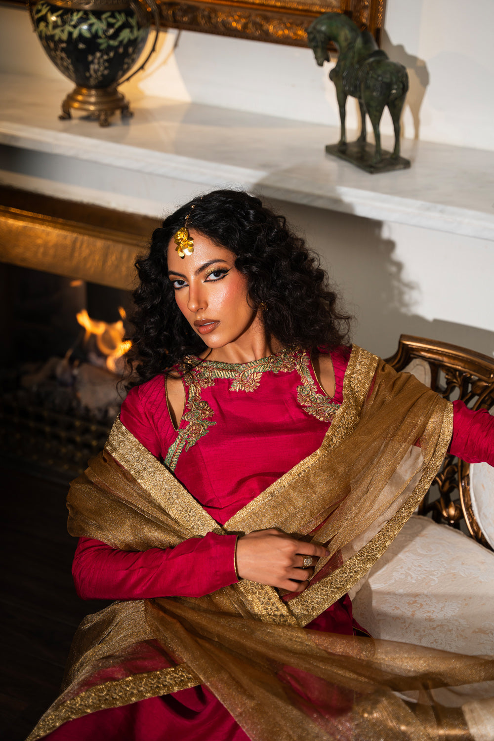 Nilofer Shahid | Aatish the Fire Within | Ulfat (3pc) Aatish The Fire within by Maria Faisal - Registered Vendor of : Nilofer Shahid - type : Ladies Clothes - 100% original wedding dresses