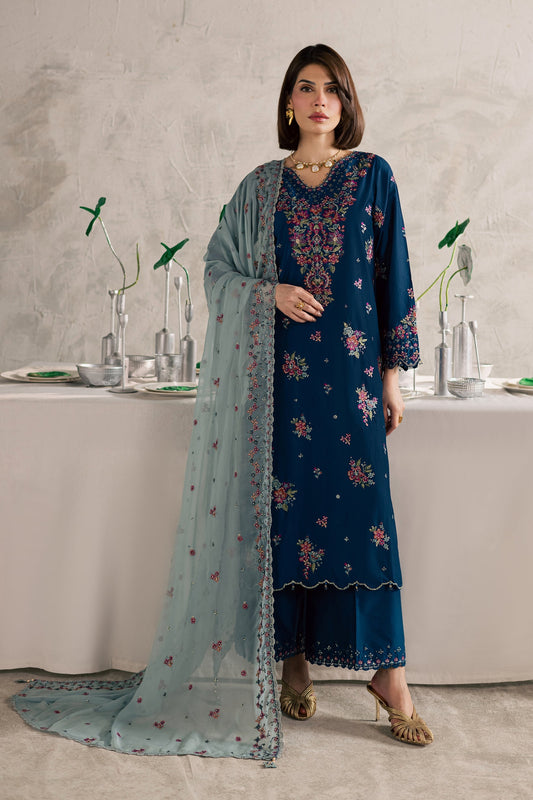 Batik | Festive Eid 26 | Nira - Luxury Dress - available at Maria Faisal in UK and USA.