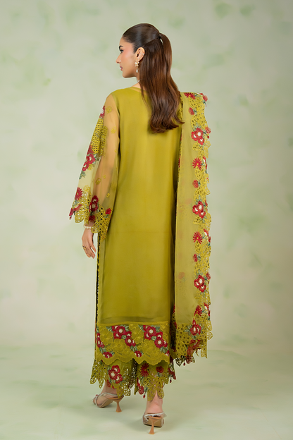 Saad Shaikh | Cutwork 26 | Nira - Luxury Dress - available at Maria Faisal in UK and USA.