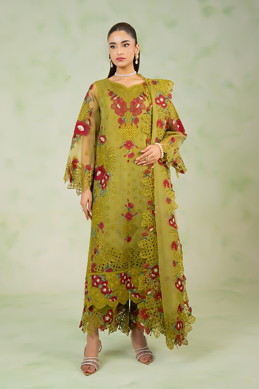 Saad Shaikh | Cutwork 26 | Nira - Luxury Dress - available at Maria Faisal in UK and USA.